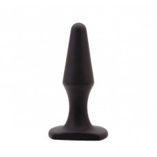 Чёрная анальная втулка Sex Expert - 10,5 см.