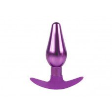 Фиолетовая анальная каплевидная  втулка - 10,9 см.