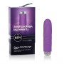 Сиреневый вибромассажер с волнистой поверхностью Charms Velvet Lavender - 9,5 см.