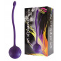 Фиолетовый металлический шарик в силиконовой оболочке (Bior toys EE-10199-5)