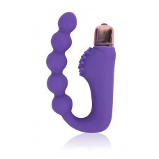 Фиолетовый фантазийный вибромассажер-елочка Cosmo