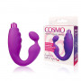Фиолетовый вибромассажер-подкова Cosmo - 19,5 см.