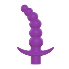 Фиолетовая вибрирующая анальная елочка Sweet Toys - 10,8 см.