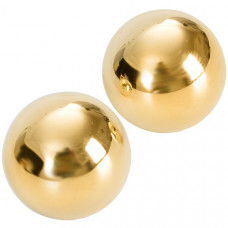 Подарочные вагинальные шарики под золото Ben Wa Balls