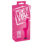 Розовый G-стимулятор с вибрацией Power Vibe Nubby - 18 см.
