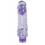 Фиолетовый вибратор-реалистик CHUBBY FUN VIBE - 19 см.