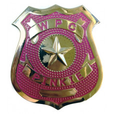 Розовый значок Police Badge