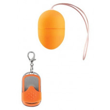 Оранжевое виброяйцо 10 Speed Remote Vibrating Egg Small