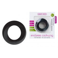 Эрекционное кольцо Endless Cocking Small черного цвета
