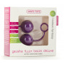Фиолетовые вагинальные шарики Geisha Twin Balls Deluxe