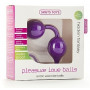 Фиолетовые шарики Pleasure Love Balls для вагинальной стимуляции