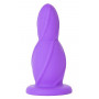 Фиолетовая анальная втулка Medium Buttplug среднего размера - 11,4 см.