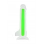 Прозрачно-зеленый фаллоимитатор, светящийся в темноте, Dick Glow - 18 см. (ToyFa 872011)
