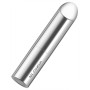 Серебристый мини-вибратор Love Bullet - 8,4 см.