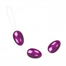 Фиолетовые анальные шарики на связке