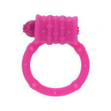 Розовое эрекционное кольцо Posh Silicone Vibro Rings
