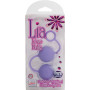 Фиолетовые вагинальные шарики Lia Love Balls