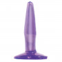 Маленькая фиолетовая анальная пробка Mini Butt Plug - 10,8 см.