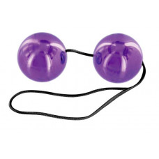 Фиолетовые вагинальные шарики CLASSIX со смещенным центром тяжести