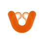 Оранжевый многофункциональный вибратор DONUT ORANGE