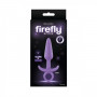 Фиолетовая анальная пробка Firefly Prince Small - 10,9 см.