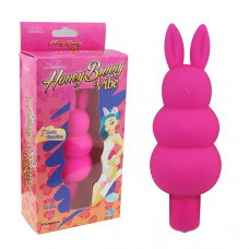 Розовый вибратор-кролик Honey Bunny - 12 см.