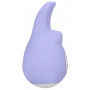 Фиолетовый клиторальный стимулятор Love Bunny - 9,4 см.