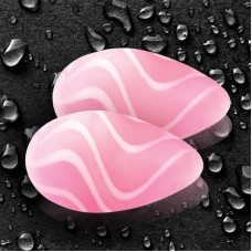 Розовые стеклянные вагинальные шарики CRYSTAL KEGEL EGGS
