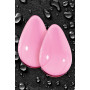 Большие розовые стеклянные вагинальные шарики CRYSTAL KEGEL EGGS