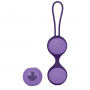 Фиолетовые вагинальные шарики дуэт STELLA II со сменным грузом (Jopen JO-8021-10-3)