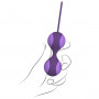 Фиолетовые вагинальные шарики дуэт STELLA II со сменным грузом (Jopen JO-8021-10-3)