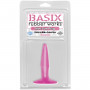 Маленькая розовая анальная пробка Basix Rubber Works Mini Butt Plug - 10,8 см. (Pipedream PD4260-11)