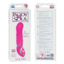 Ярко-розовый вибратор Body   Soul Sultry - 16,7 см.