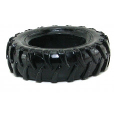Чёрное тонкое эрекционное кольцо Treads Mens Ring Thin