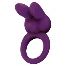 Фиолетовое эрекционное кольцо EOS THE RABBIT C-RING