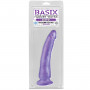 Фиолетовый фаллоимитатор c присоской Basix - 20,3 см.