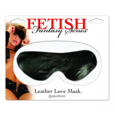 Кожаная маска на глаза Leather Love Mask