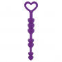 Анальная цепочка фиолетового цвета Lia Love Beads