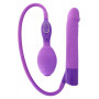 Надувной фиолетовый  вибратор - 15,5 см. (Seven Creations N009P9F123P9SC)