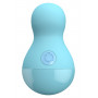 Нежно-голубой вибростимулятор COCO BODY - 9 см.