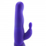 Фиолетовый хай-тек вибромассажер iVibe Select  iRabbit - 26 см.