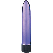 Фиолетовый классический вибратор KRYPTON STIX 5 MASSAGER M/S PURPLE - 12,7 см.