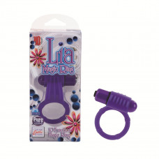 Фиолетовое эрекционнное кольцо с двумя положениями вибростимулятора