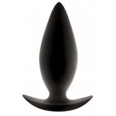 Чёрная анальная пробка для ношения Renegade Spades Medium - 10,1 см.