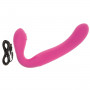 Розовый перезаряжаемый водонепроницаемый страпон Rechargeable Silicone Love Rider Strapless Strap-On (California Exotic Novelties SE-1499-55-3)