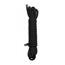 Черная веревка для бандажа Japanese rope - 10 м.