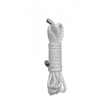 Белая нейлоновая веревка для бандажа Kinbaku Mini - 1,5 м.
