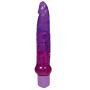 Фиолетовый гелевый анальный вибратор Jelly Anal - 17,5 см.