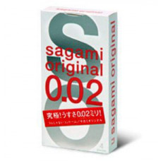 Ультратонкие презервативы Sagami Original 0.02 - 4 шт.