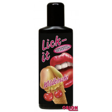 Съедобная смазка Lick It со вкусом вишни - 50 мл.